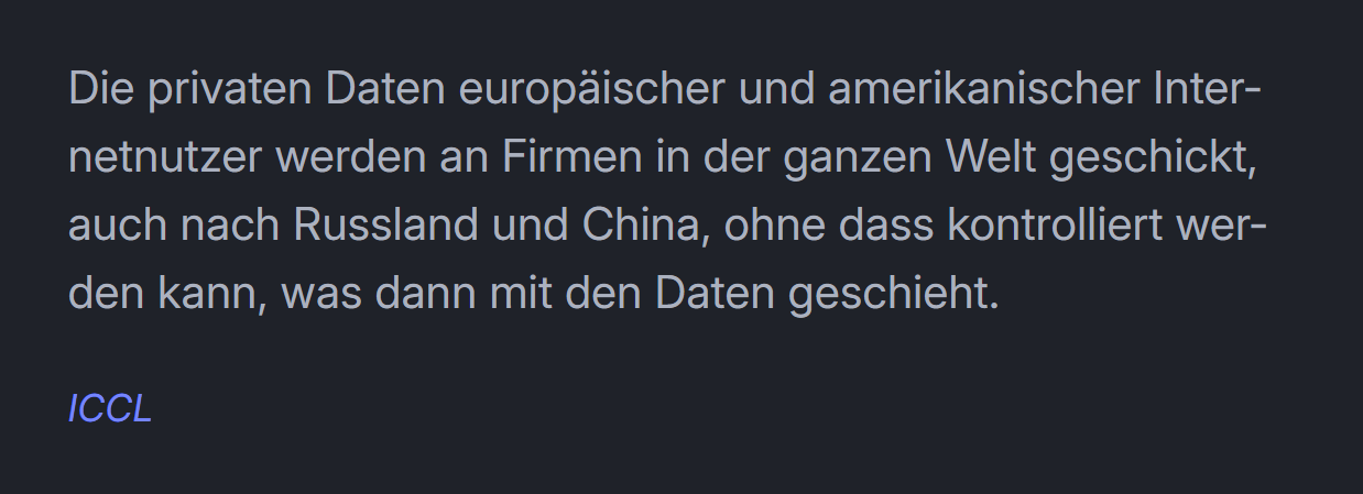 Unsere Standortdaten sind wertvoll. Sehr wertvoll